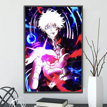 MINISO Japanese anime Oil Painting By Numbers Kits Jujutsu Kaisen DIY Pictures By Numbers Home Decor Birthday gift