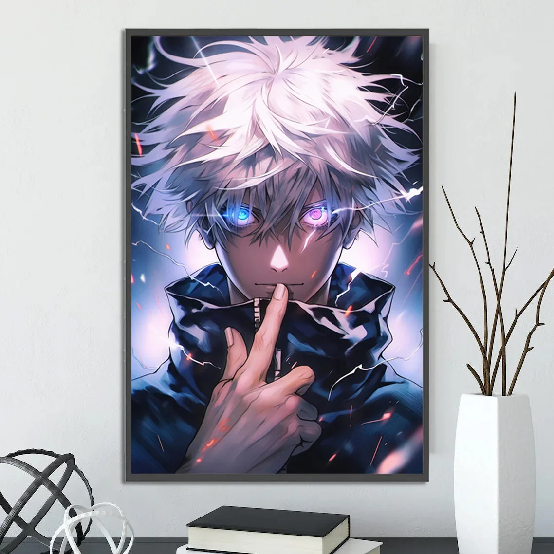 MINISO Japanese anime Oil Painting By Numbers Kits Jujutsu Kaisen DIY Pictures By Numbers Home Decor Birthday gift