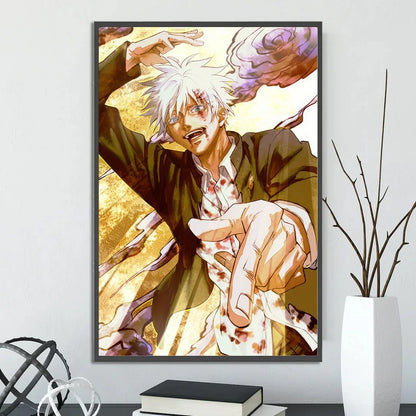 MINISO Japanese anime Oil Painting By Numbers Kits Jujutsu Kaisen DIY Pictures By Numbers Home Decor Birthday gift