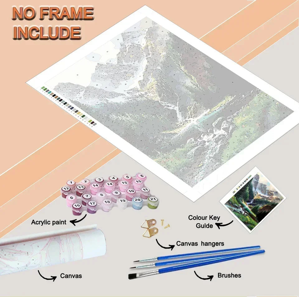 MINISO Japanese anime Oil Painting By Numbers Kits Jujutsu Kaisen DIY Pictures By Numbers Home Decor Birthday gift