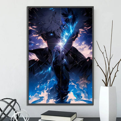 MINISO Japanese anime Oil Painting By Numbers Kits Jujutsu Kaisen DIY Pictures By Numbers Home Decor Birthday gift