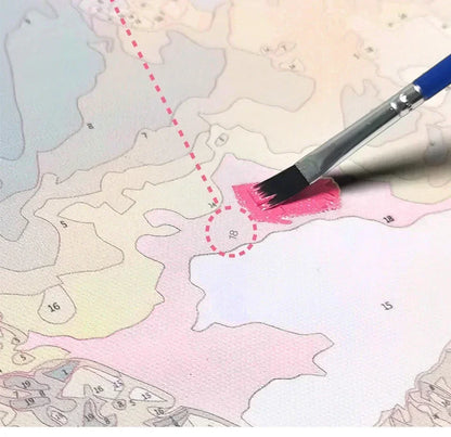 MINISO Japanese anime Oil Painting By Numbers Kits Jujutsu Kaisen DIY Pictures By Numbers Home Decor Birthday gift