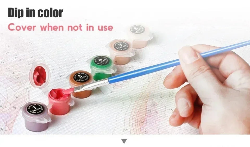 MINISO Japanese anime Oil Painting By Numbers Kits Jujutsu Kaisen DIY Pictures By Numbers Home Decor Birthday gift