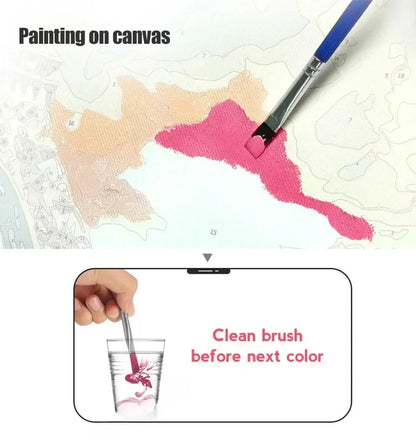 MINISO Japanese anime Oil Painting By Numbers Kits Jujutsu Kaisen DIY Pictures By Numbers Home Decor Birthday gift