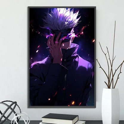 MINISO Japanese anime Oil Painting By Numbers Kits Jujutsu Kaisen DIY Pictures By Numbers Home Decor Birthday gift