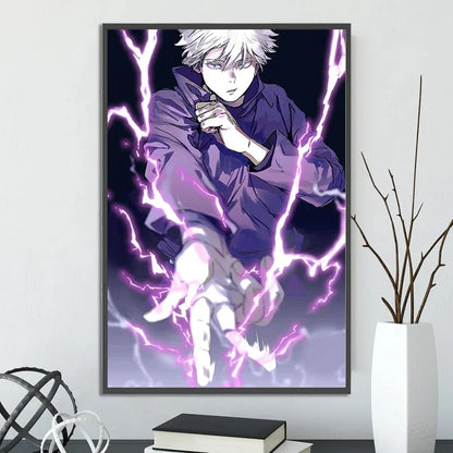 MINISO Japanese anime Oil Painting By Numbers Kits Jujutsu Kaisen DIY Pictures By Numbers Home Decor Birthday gift