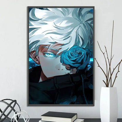 MINISO Japanese anime Oil Painting By Numbers Kits Jujutsu Kaisen DIY Pictures By Numbers Home Decor Birthday gift