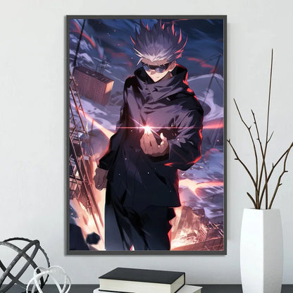 MINISO Japanese anime Oil Painting By Numbers Kits Jujutsu Kaisen DIY Pictures By Numbers Home Decor Birthday gift